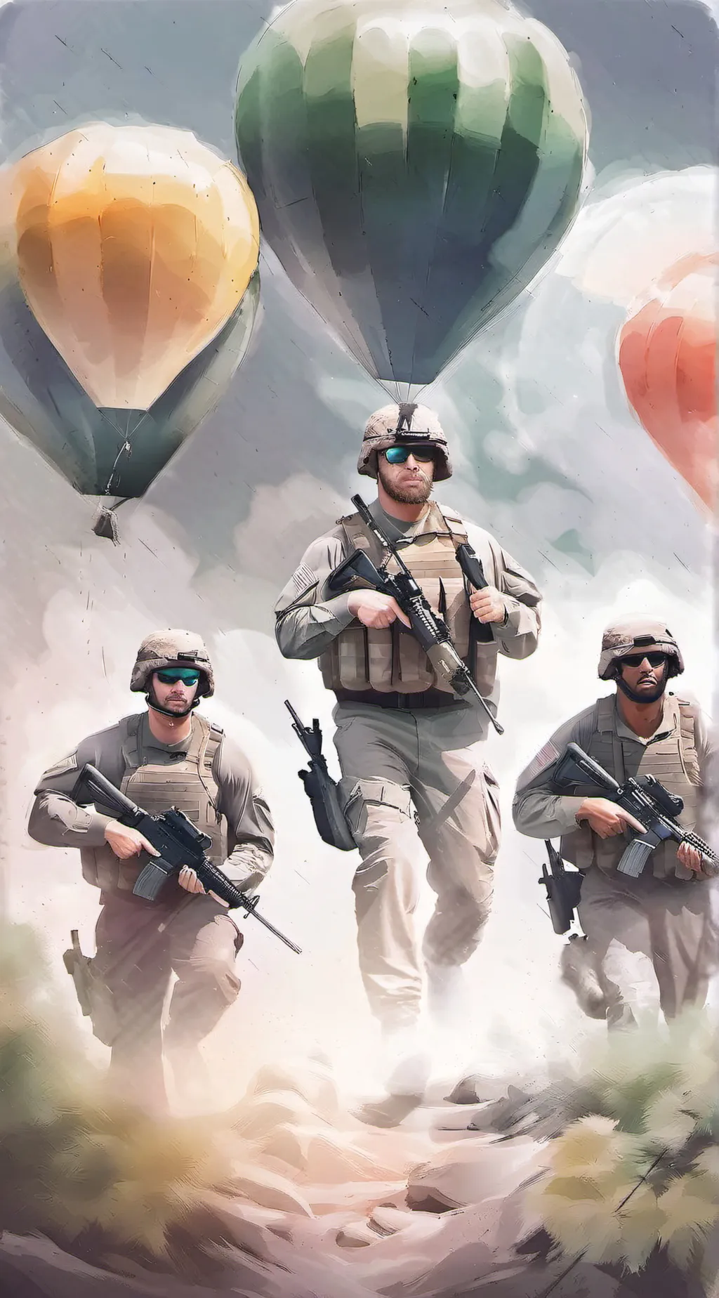 ai character: War of Hormone  background