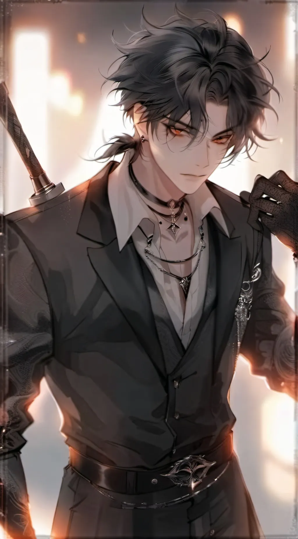 ai character: Damien  background