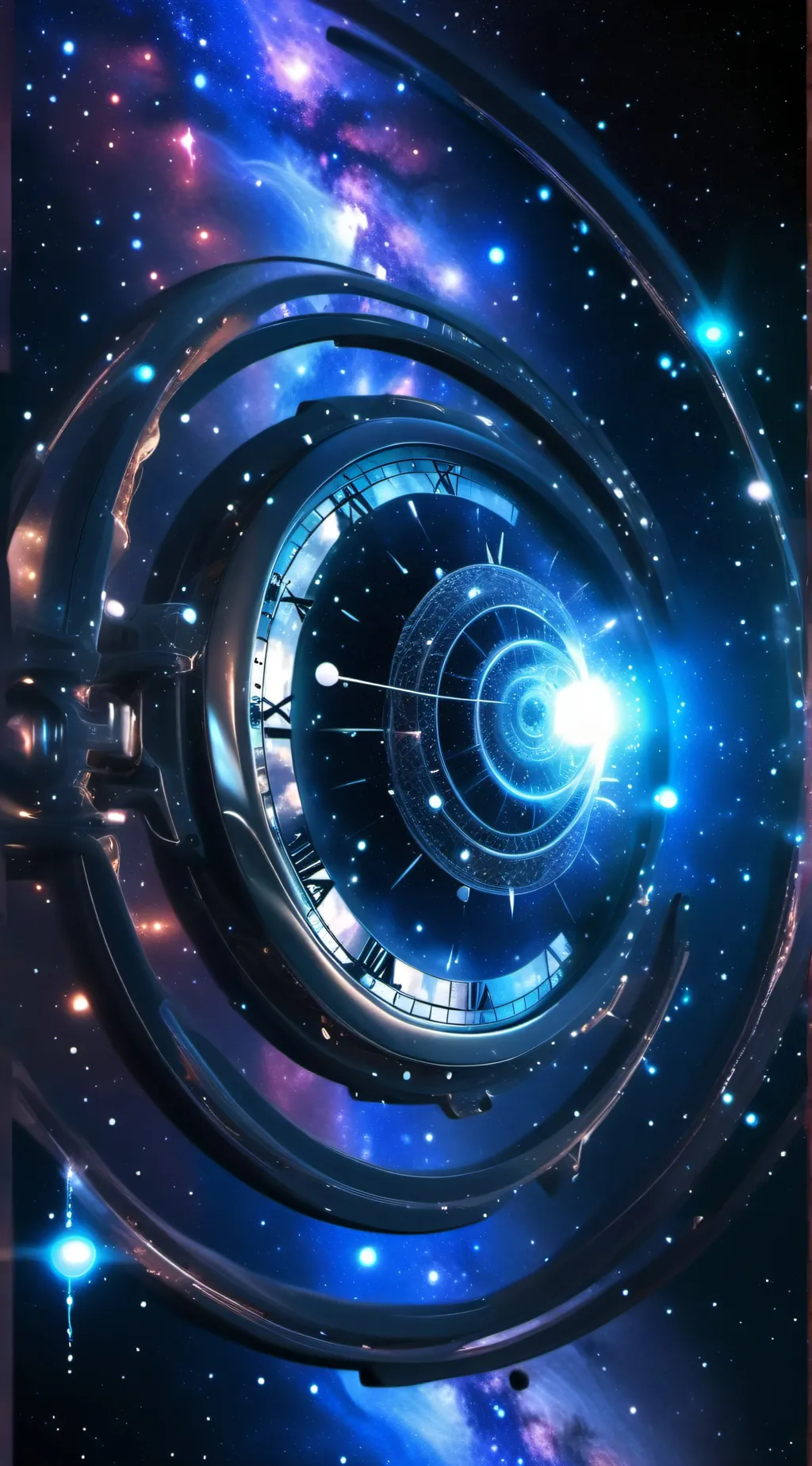 ai character: time machine  background