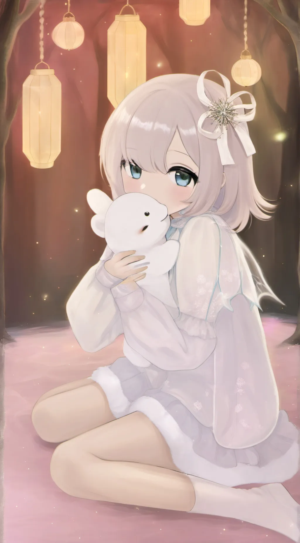 ai character: non-binary🏳️‍🌈 background