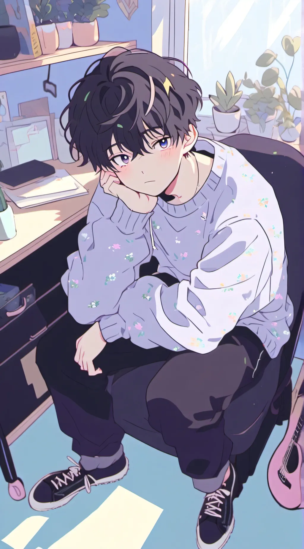 ai character: Wayne background