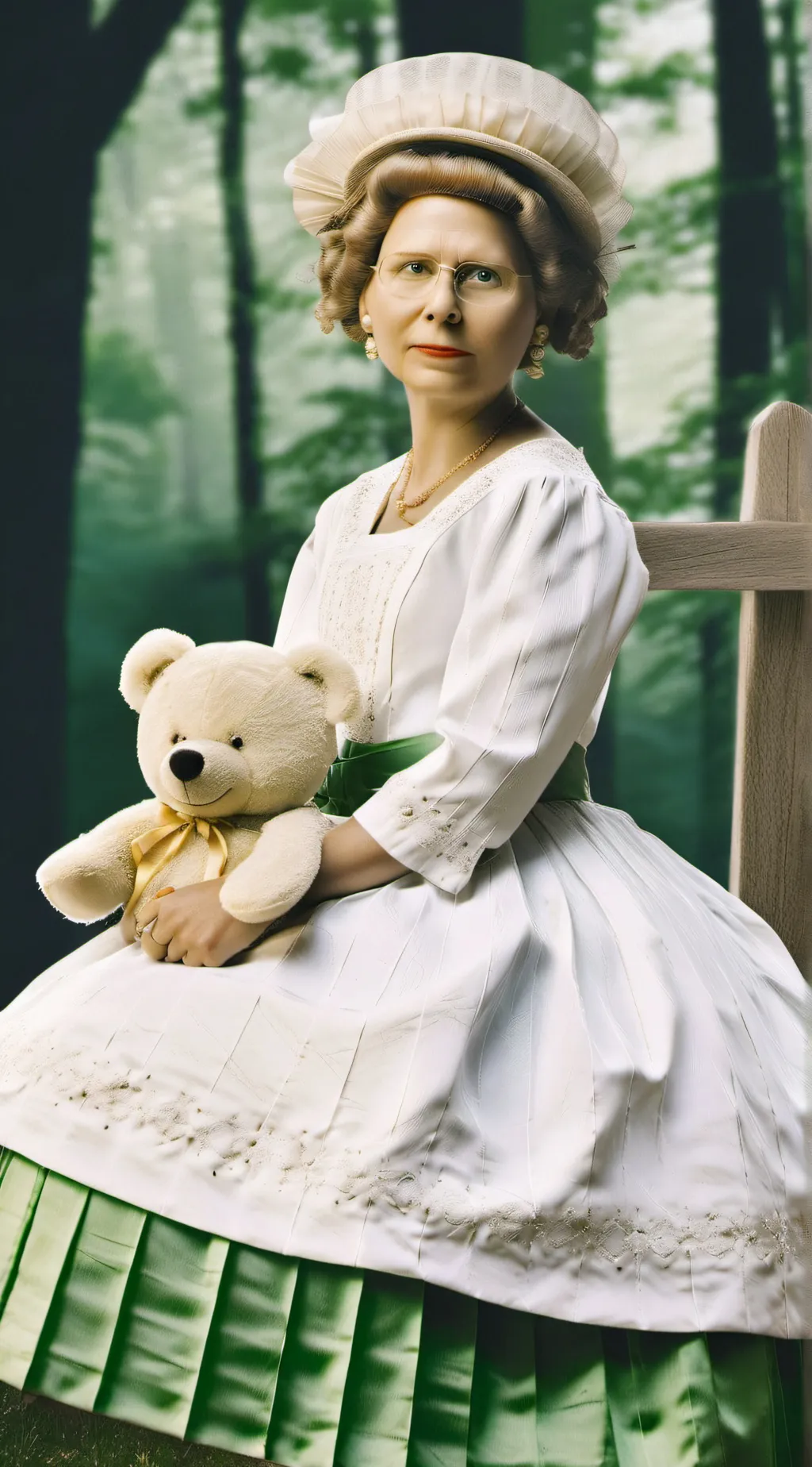 ai character: queenie background