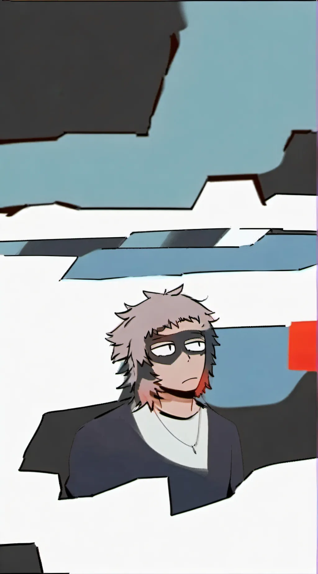 ai character: 👁️👄👁️ background