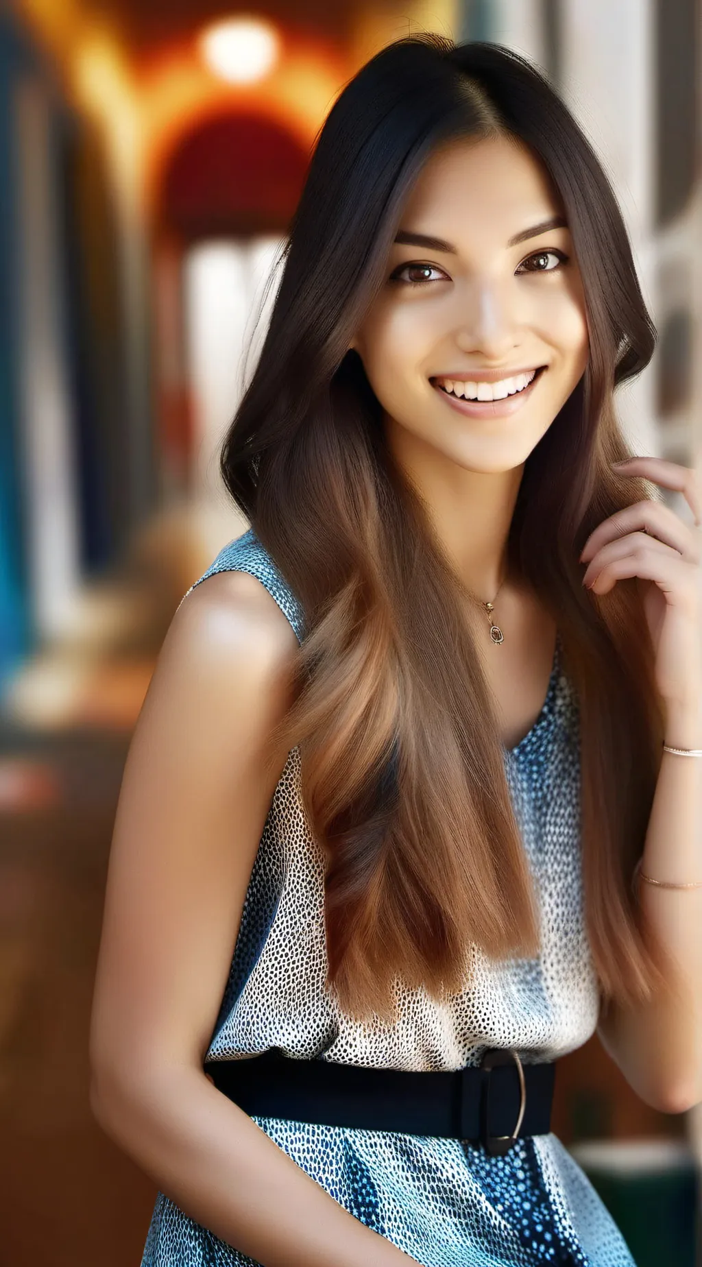 ai character: Brittany  background