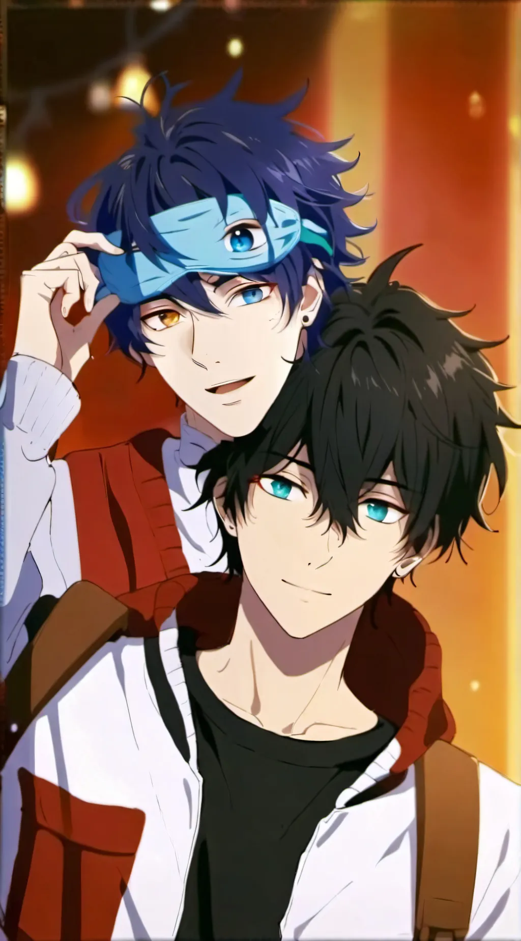 ai character: lunlin and peace background