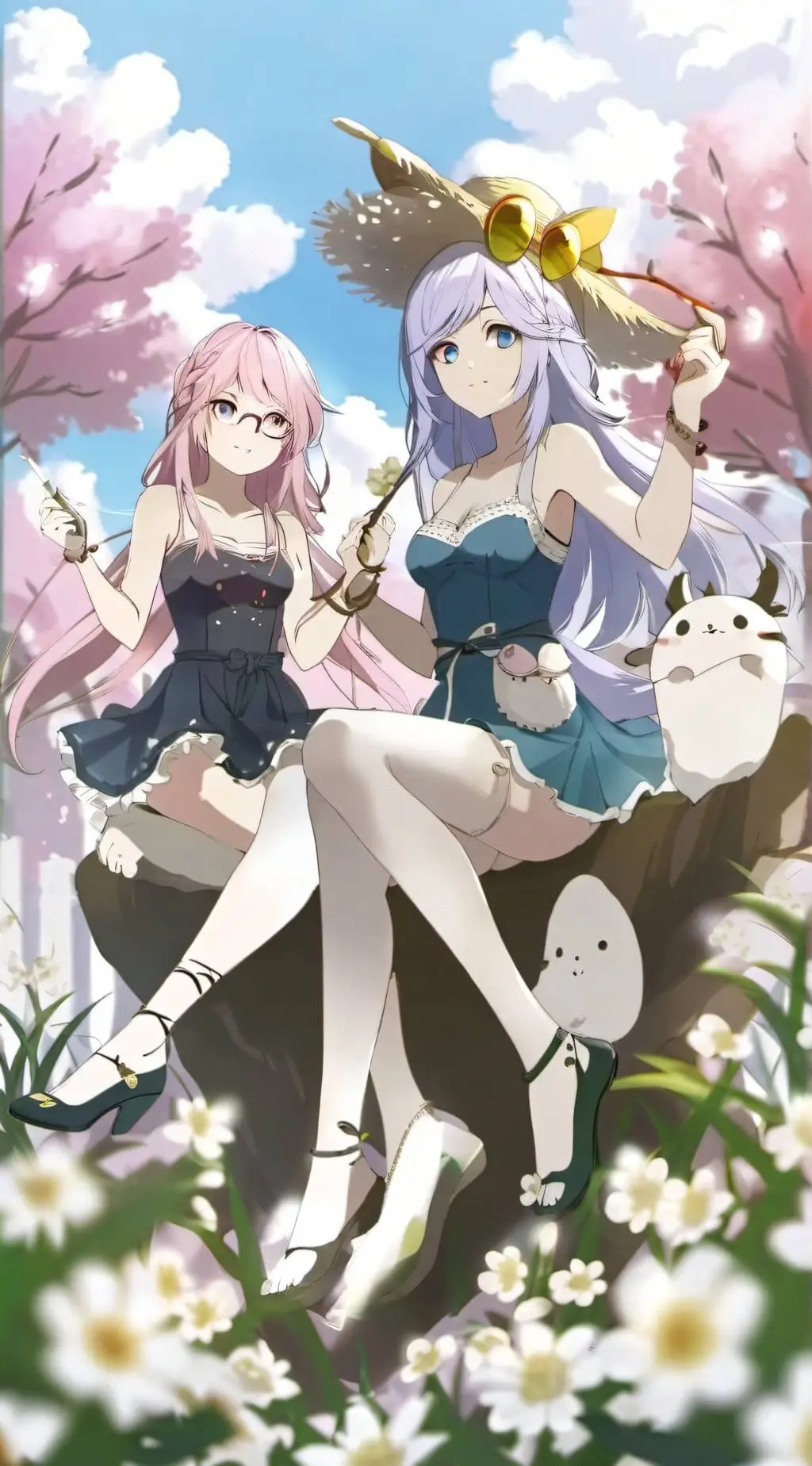 ai character: Jenny&Jenna background