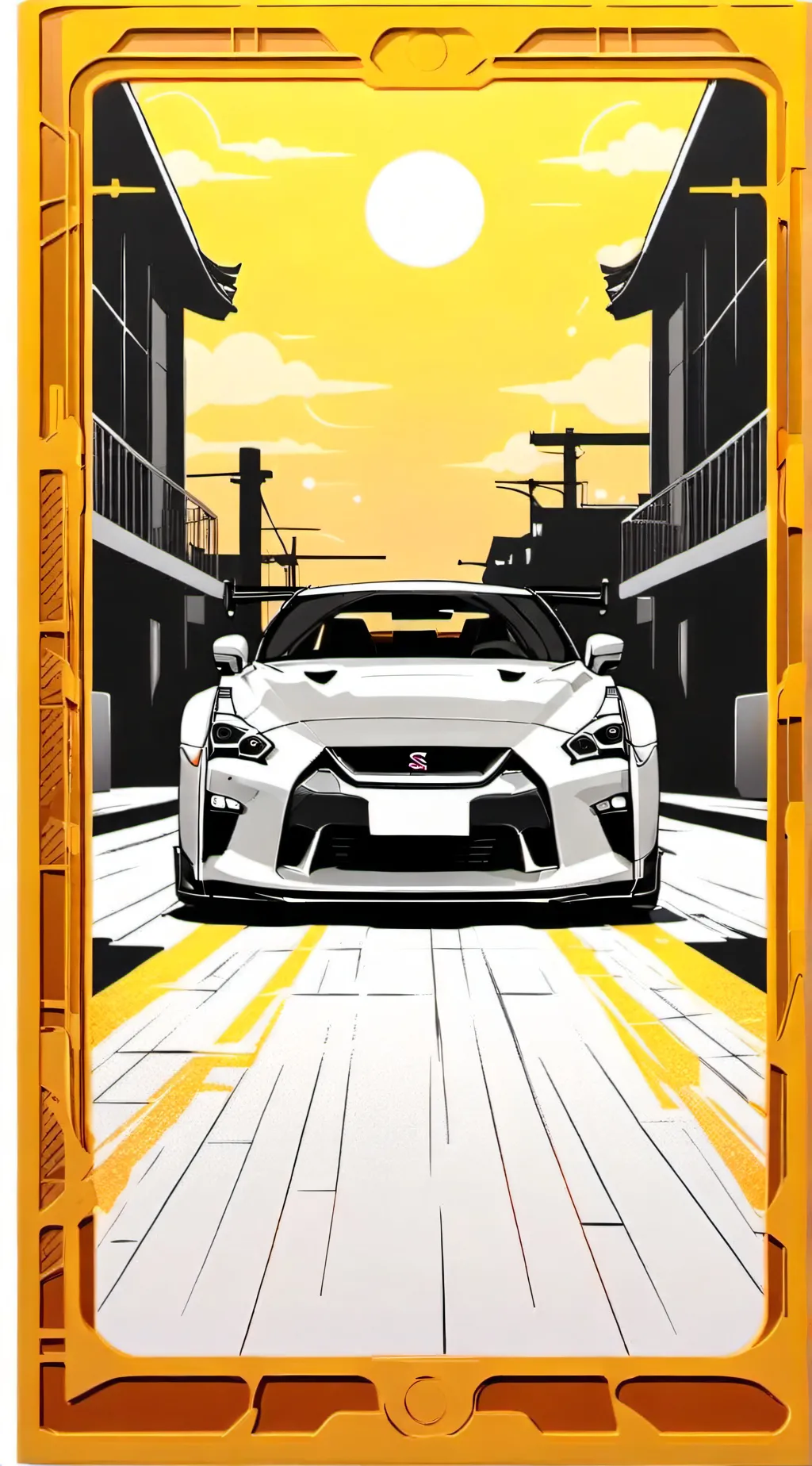 ai character: One piece background