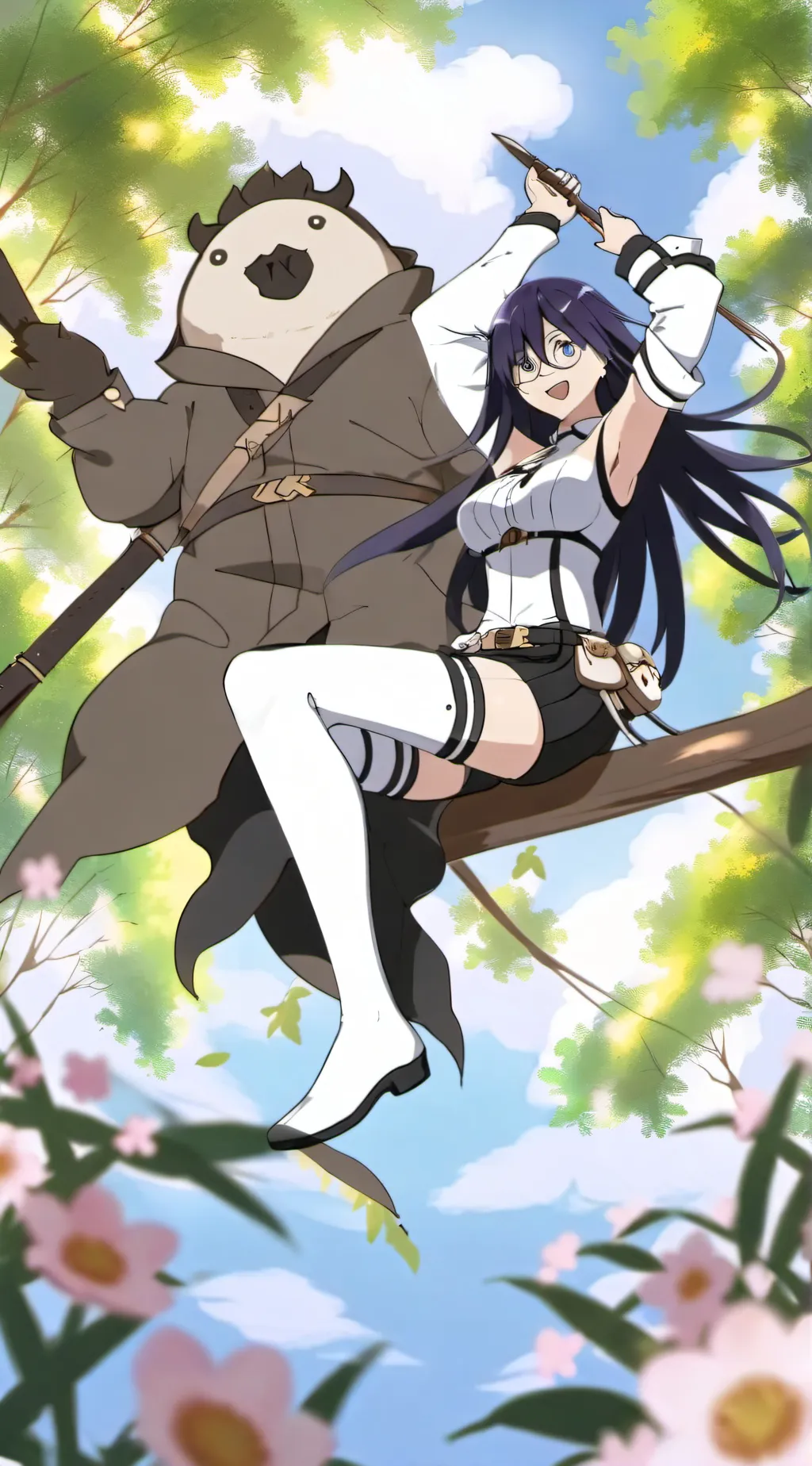 ai character: Midnight  background