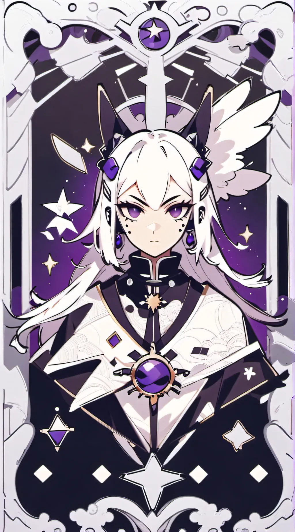 ai character: Lucifer+Macdonalds background