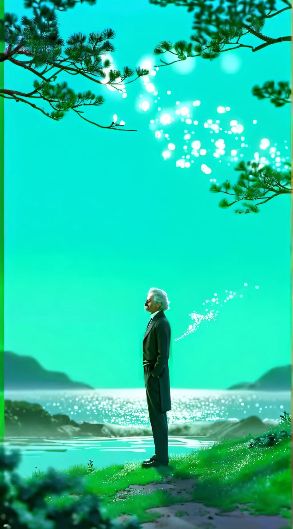 ai character: Albert! background