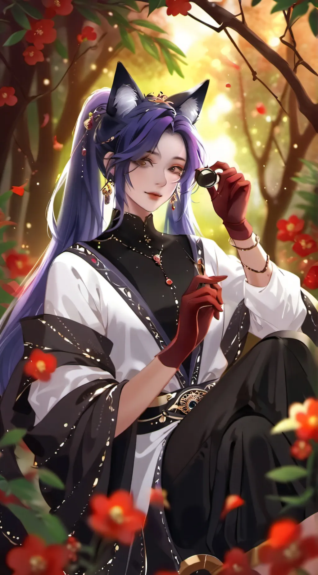 ai character: Leah Moon background