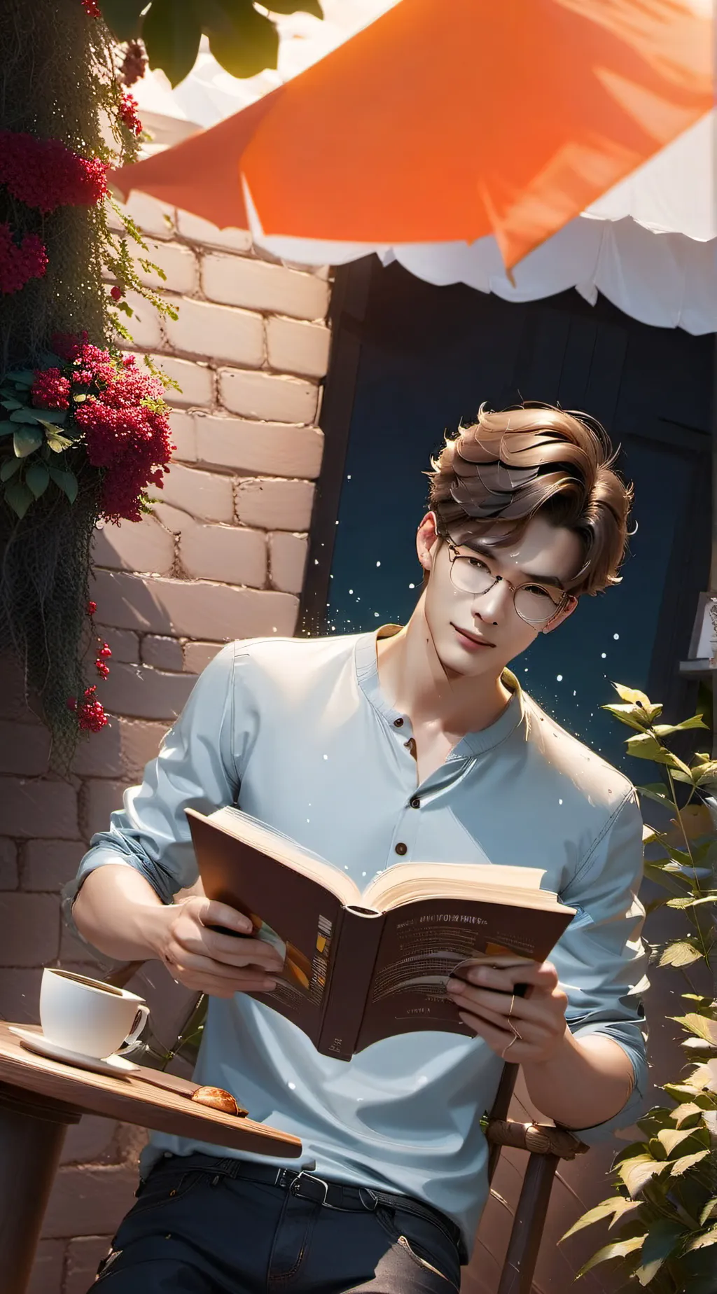 ai character: Ren  background