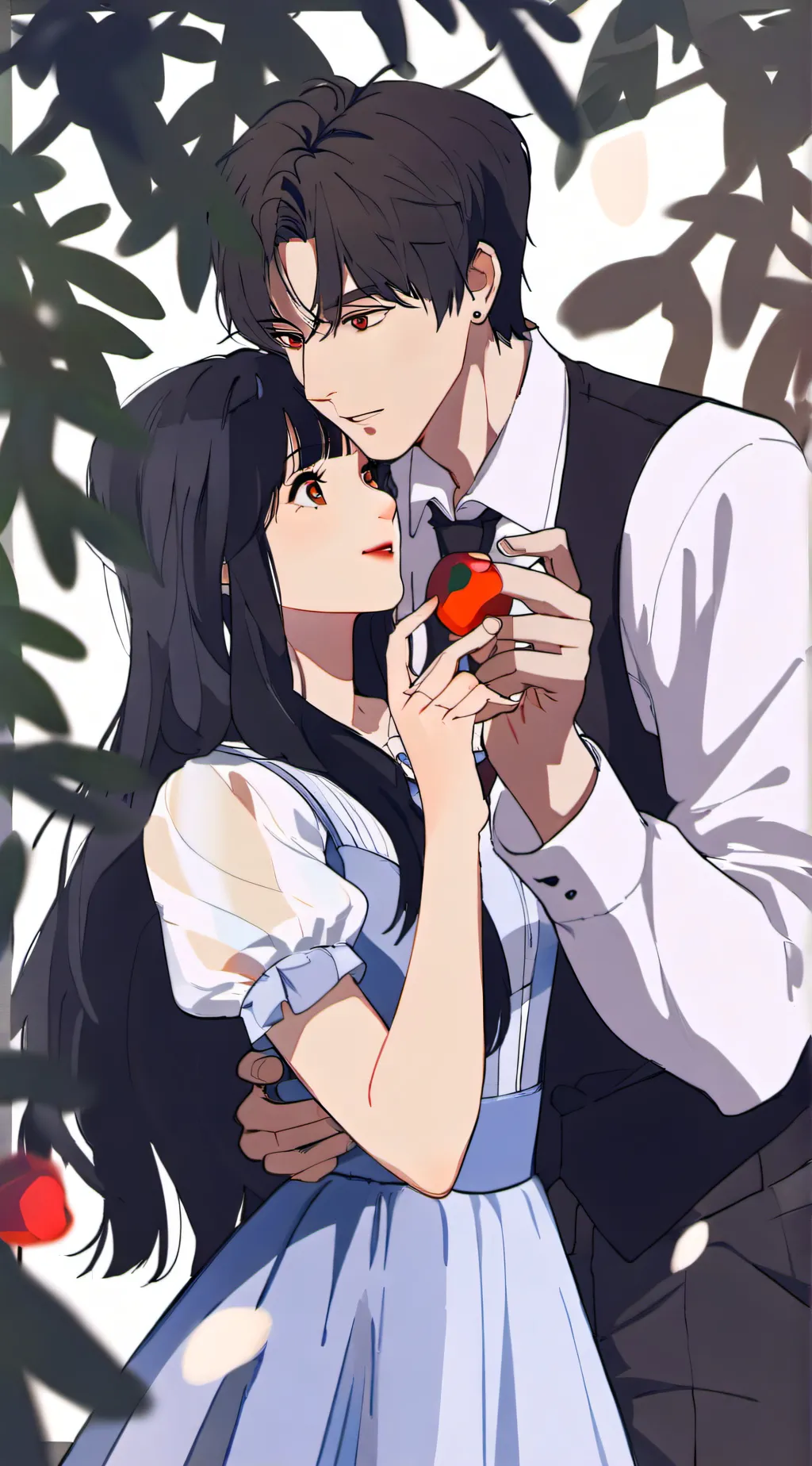 ai character: focust  background