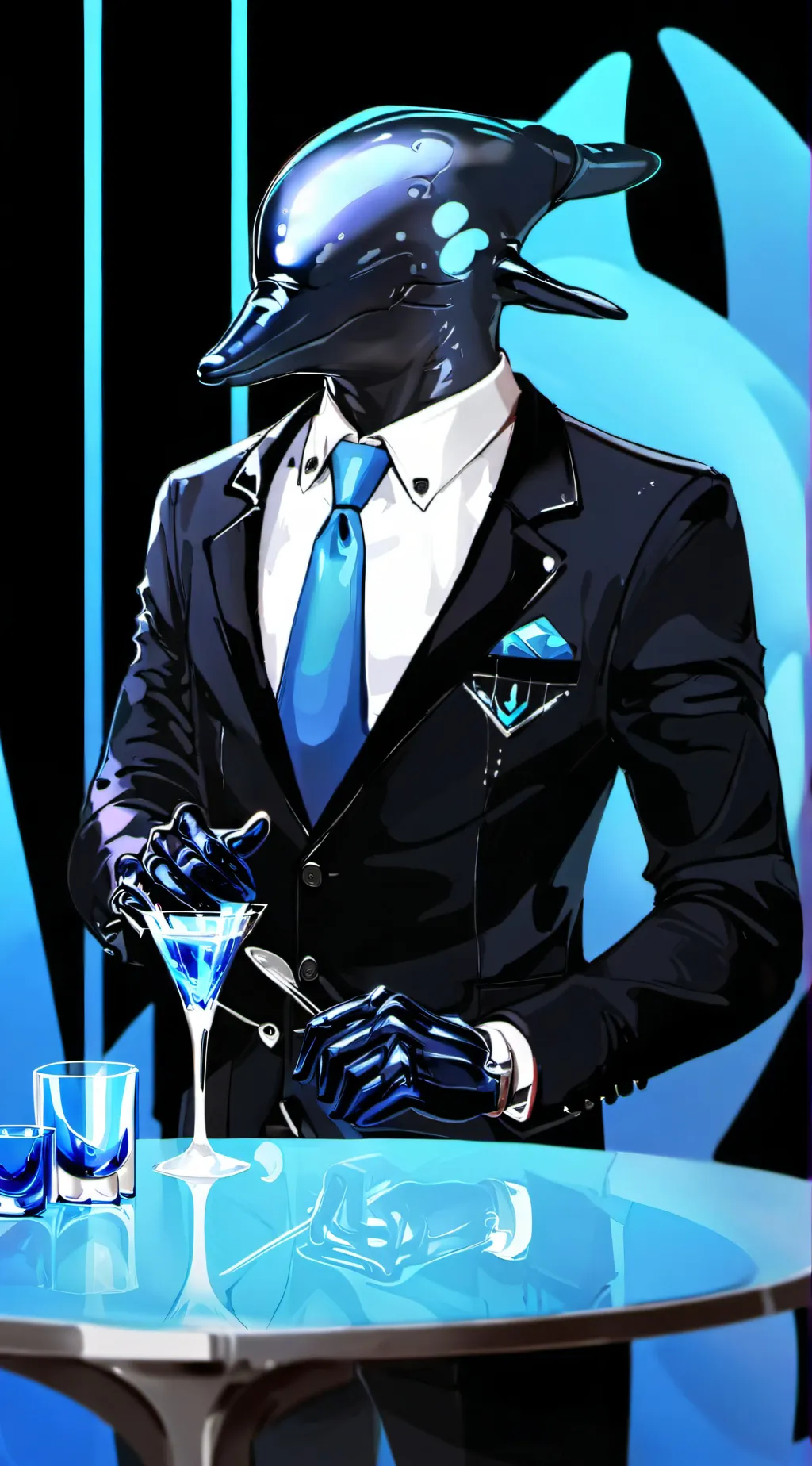 ai character: Agent 00D background