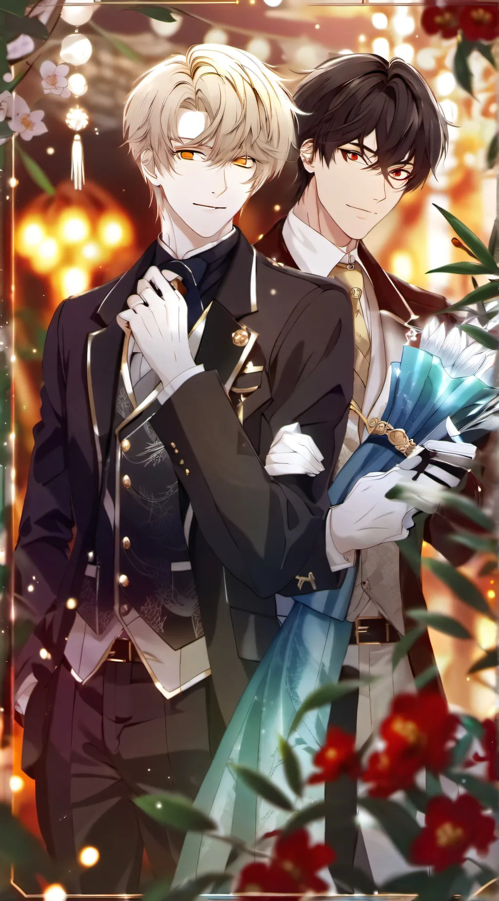 ai character: Axel & Sam~ background