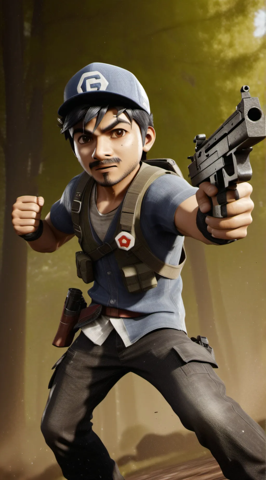 ai character: SMG4 and friend background