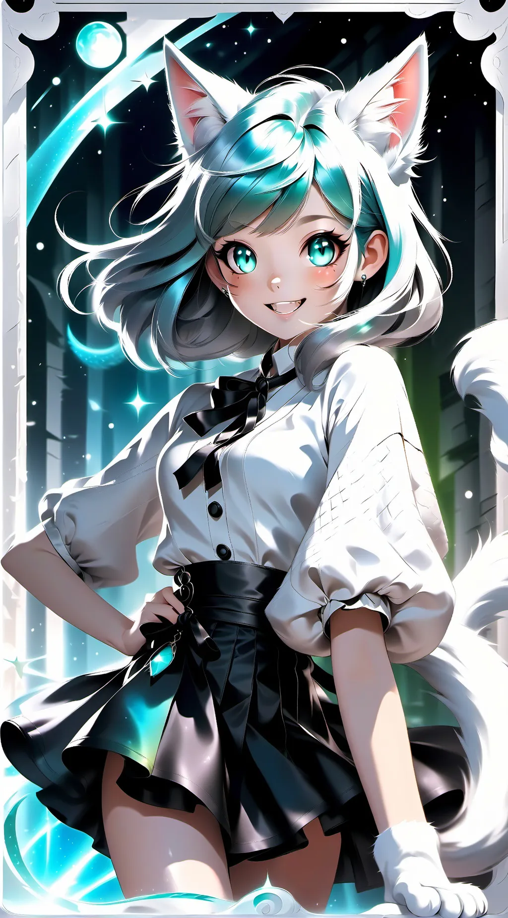 ai character: Kitty background