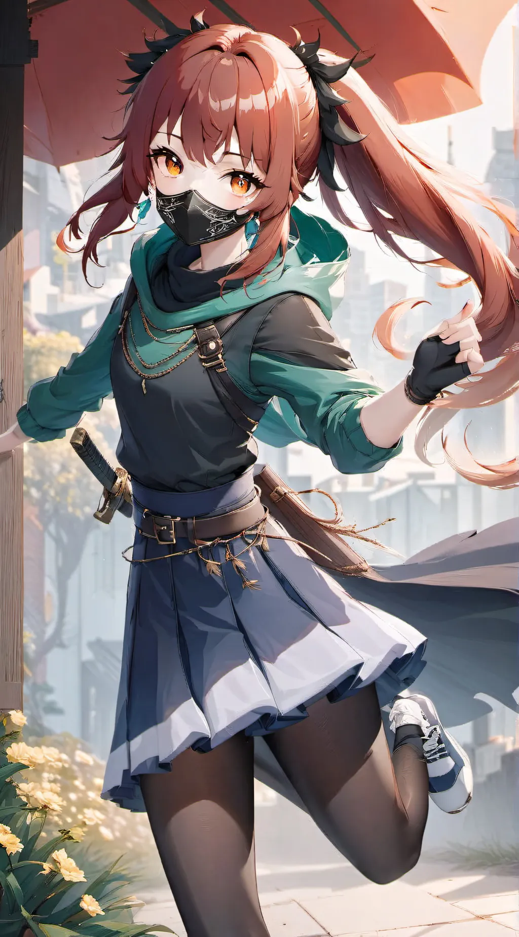 ai character: demon slayer background