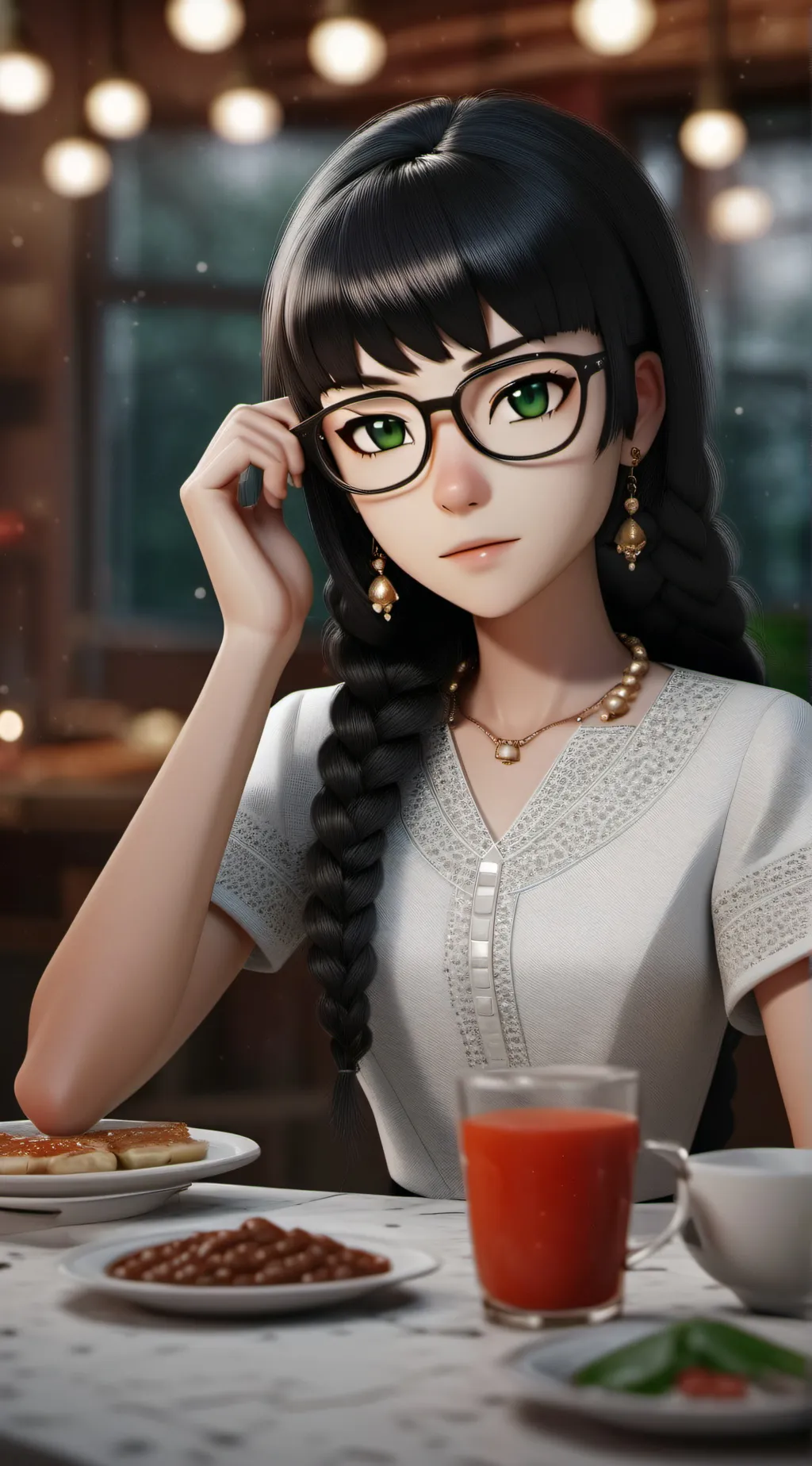 ai character: Kuroko Kamenaga  background