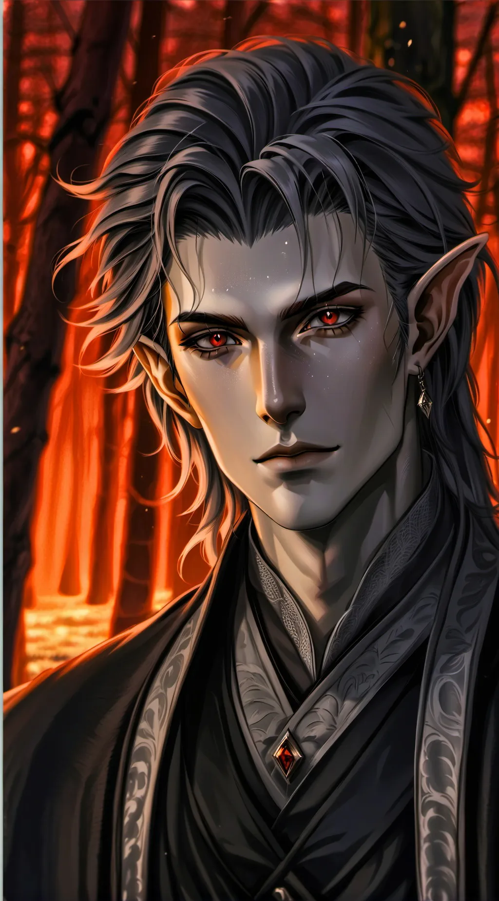 ai character: TrefyrefY Ulduahi background