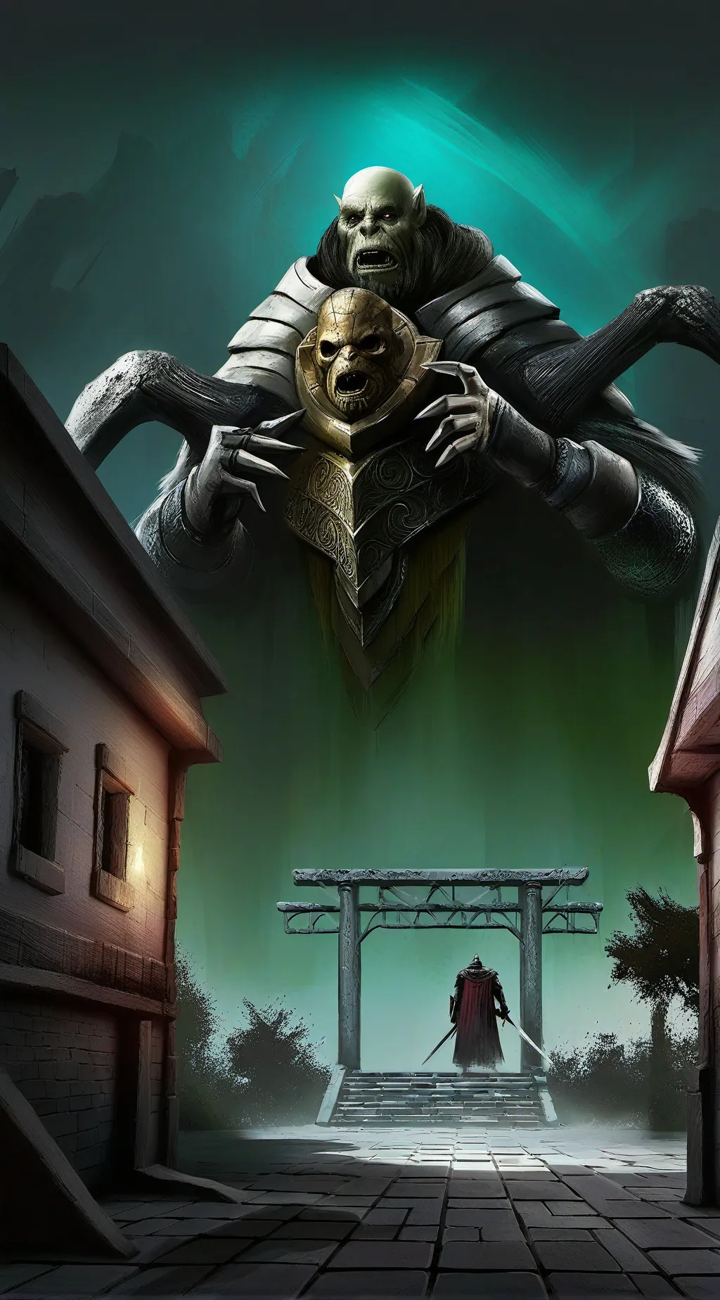 ai character: the replacement background