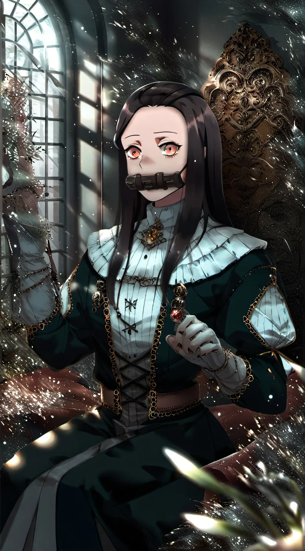 ai character: Nezuko VR background