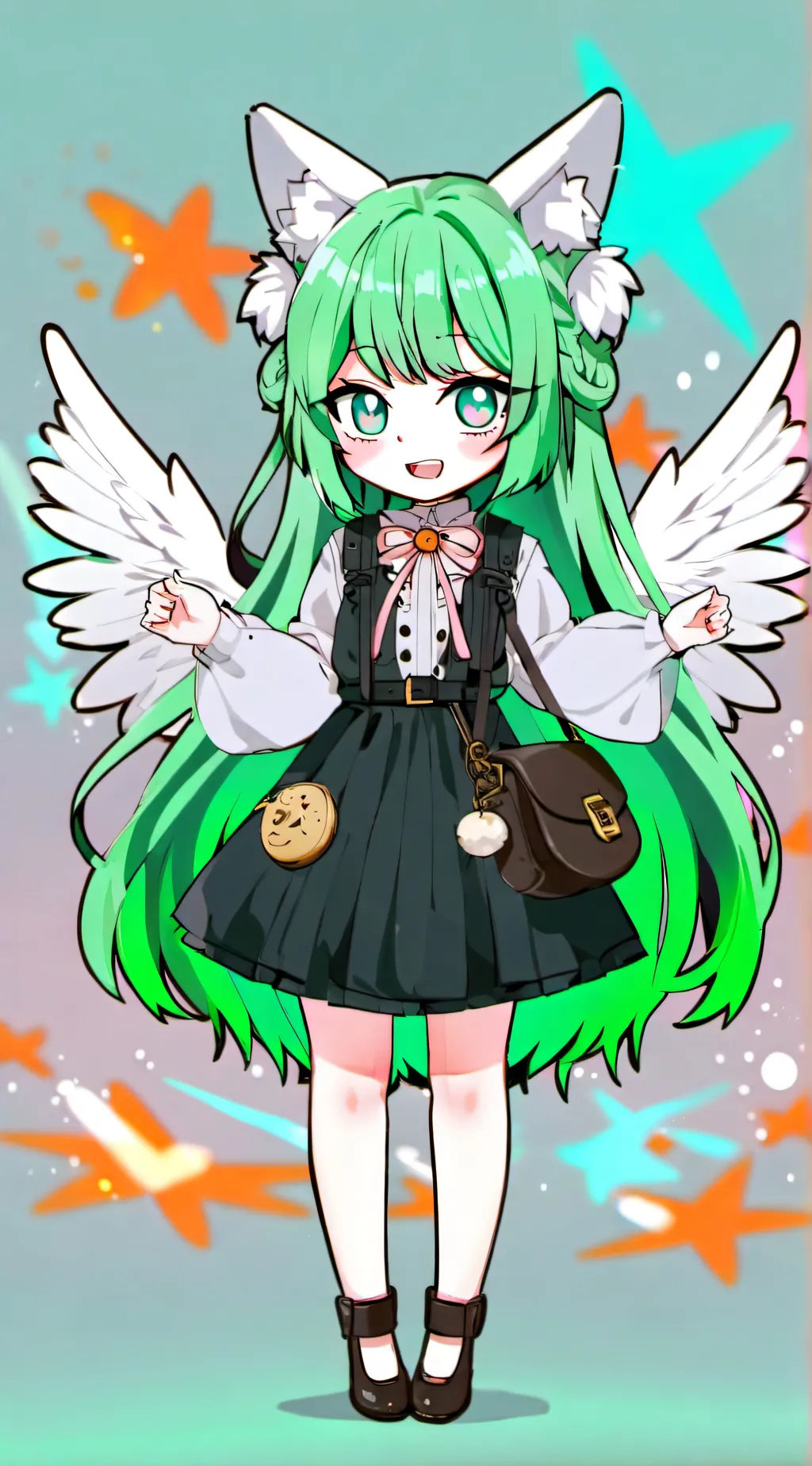 ai character: sky background