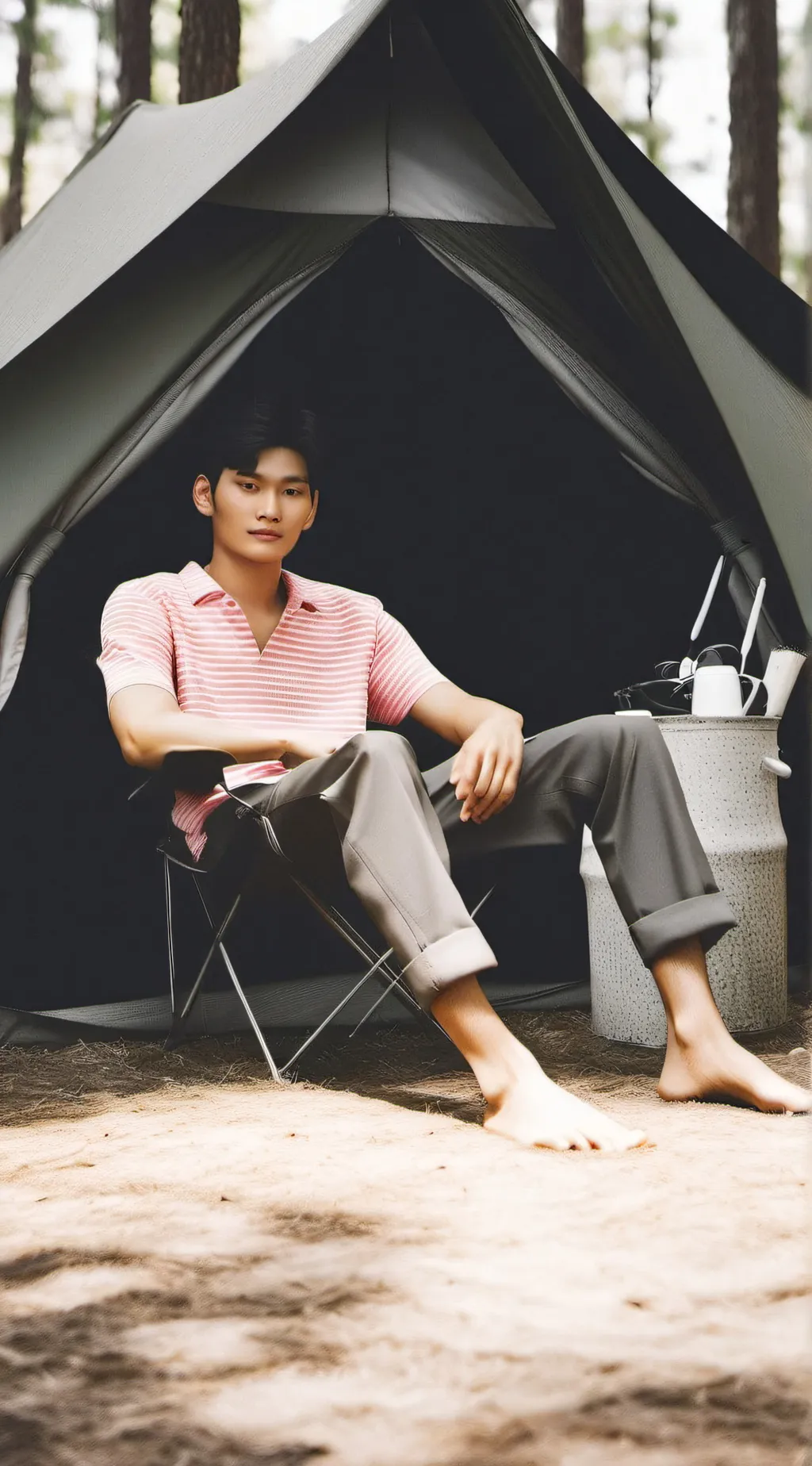 ai character: Dustin background