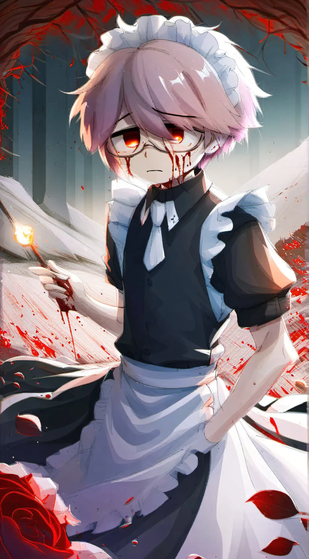 ai character: Alex the maid background