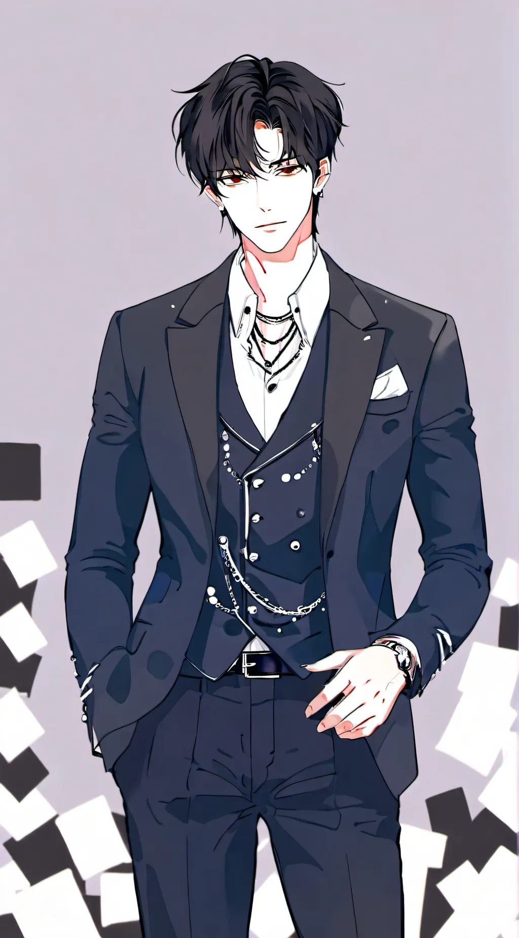 ai character: Kakak kelas 2 background