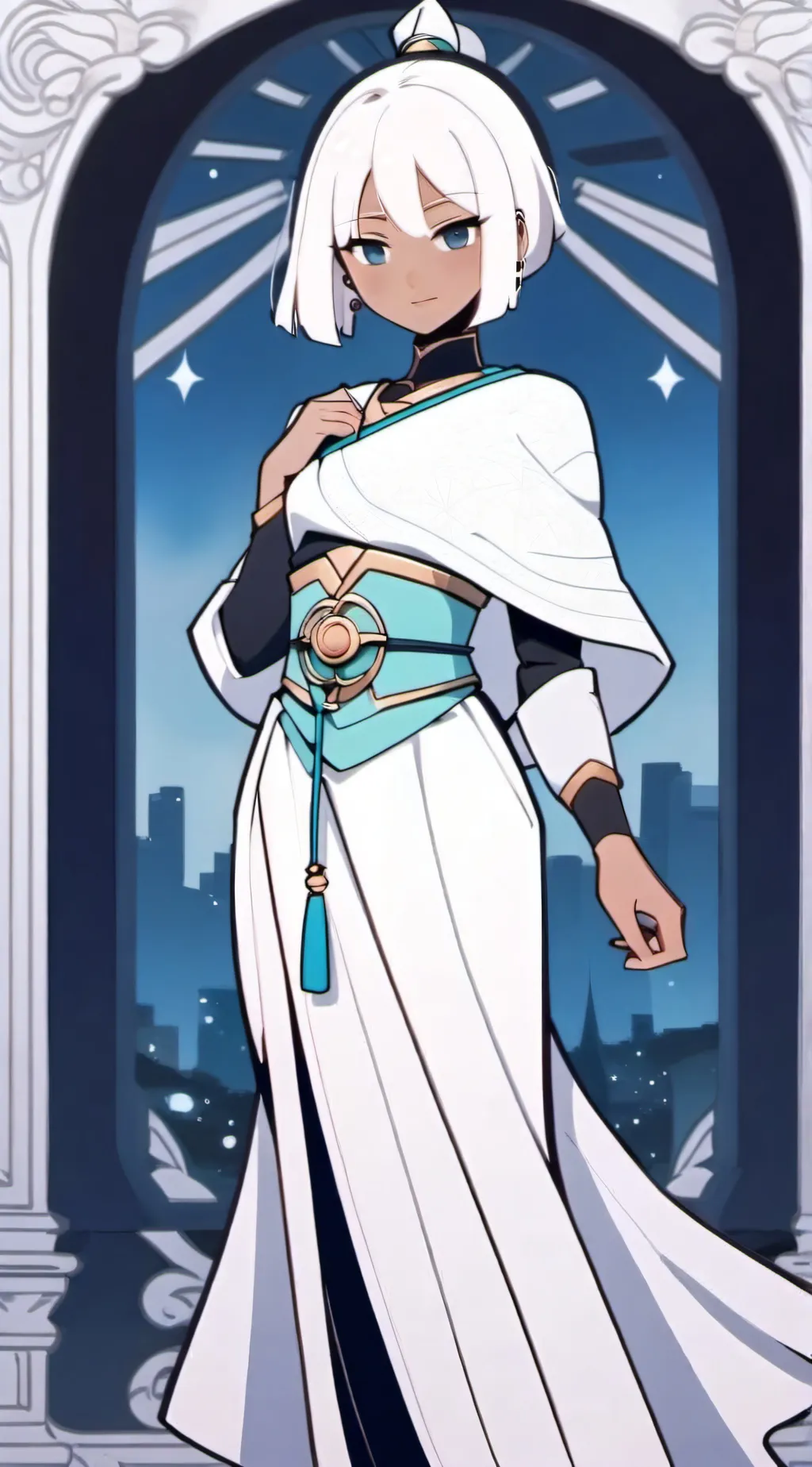 ai character: Luna background