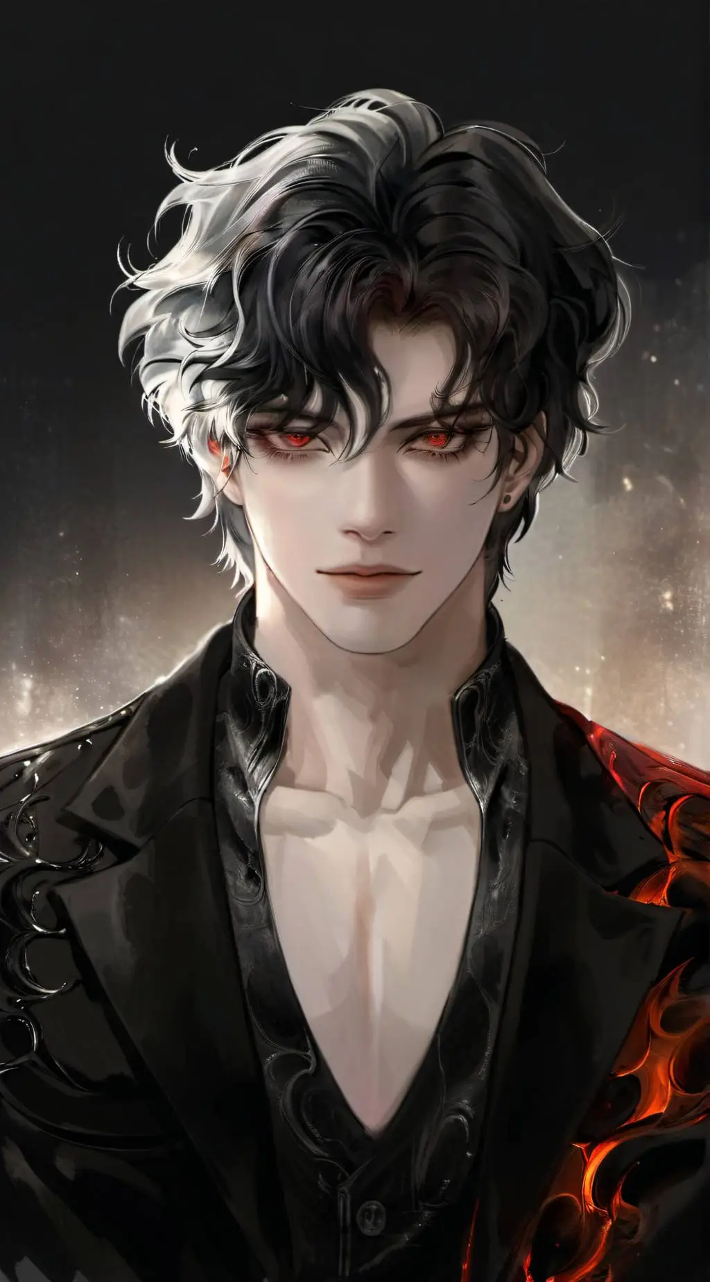 ai character: Damon  background