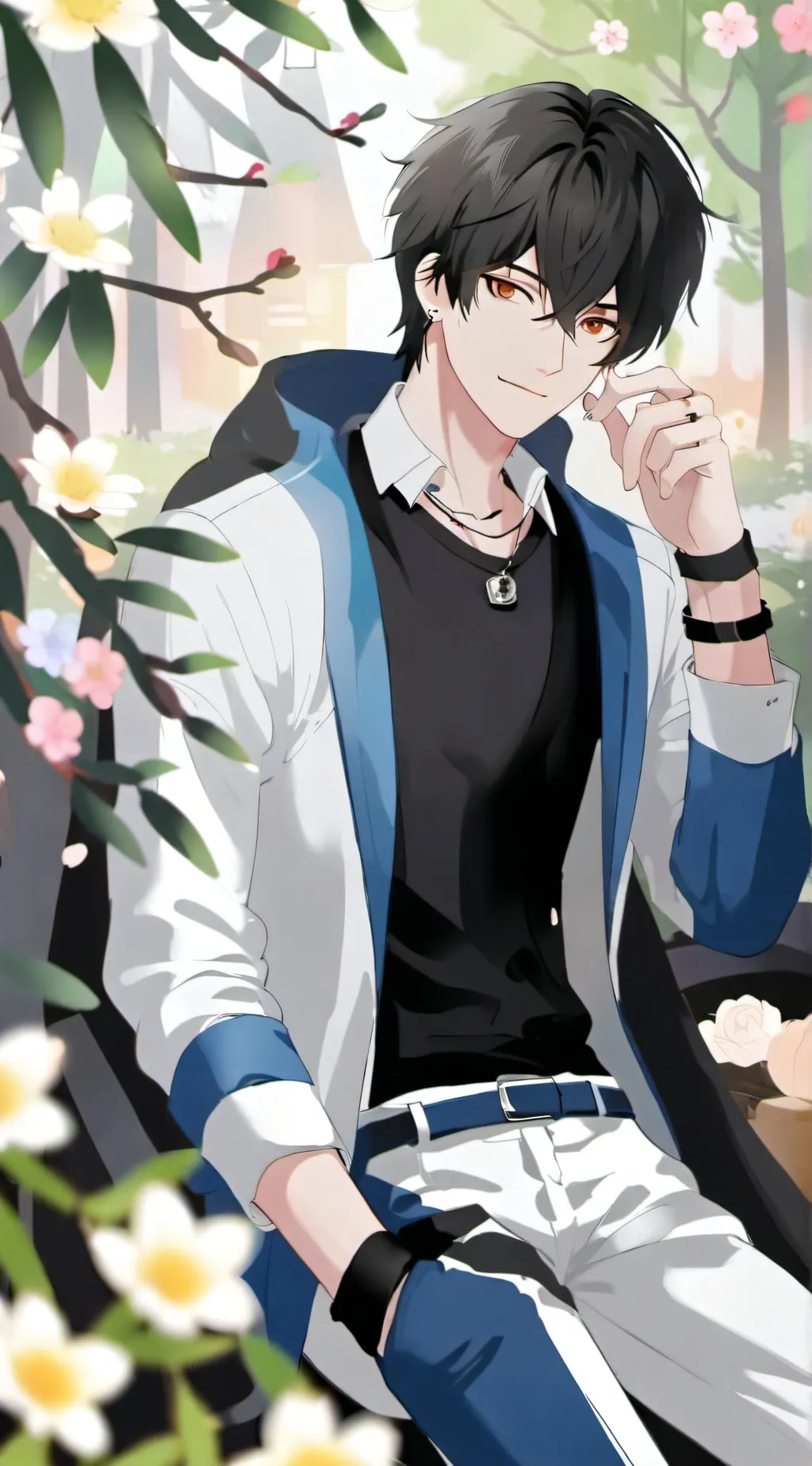 ai character: Ashton background