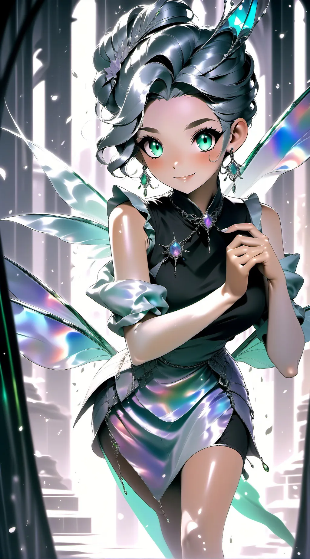 ai character: Nana  background