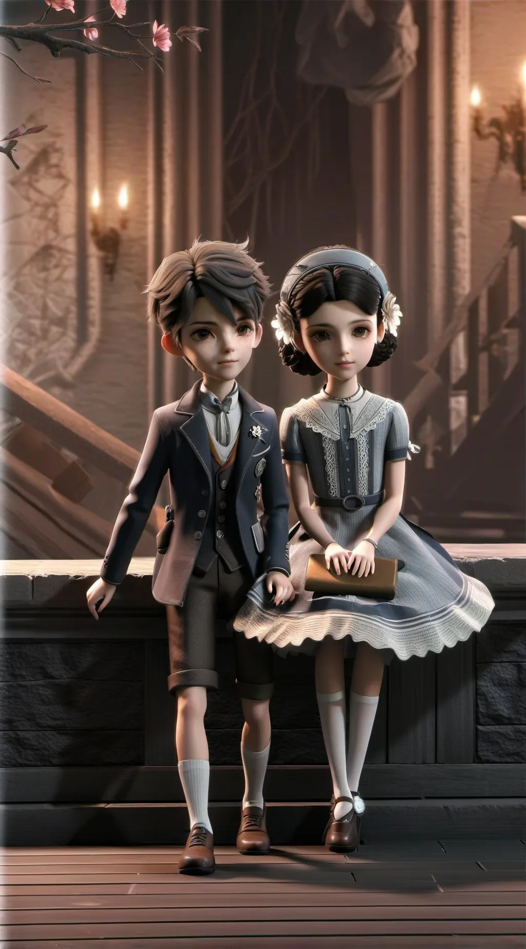 ai character: blag background