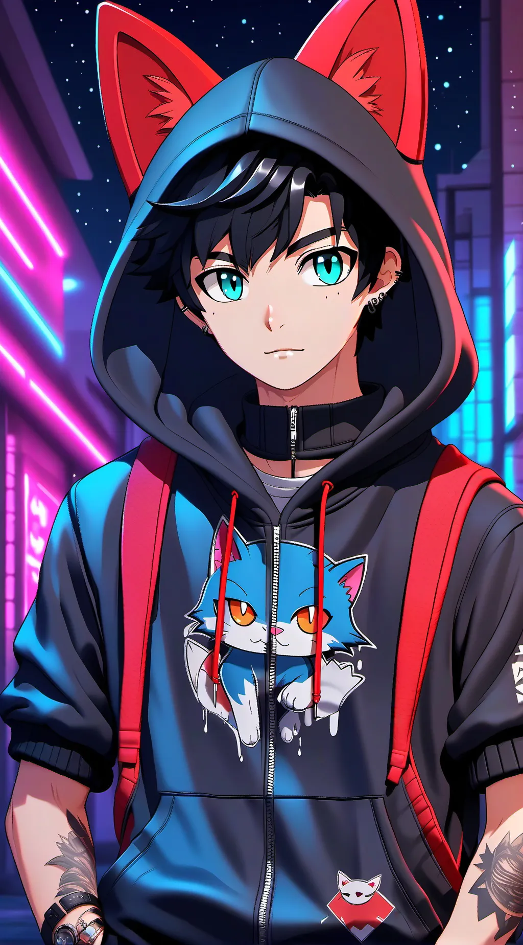 ai character: |alex• background