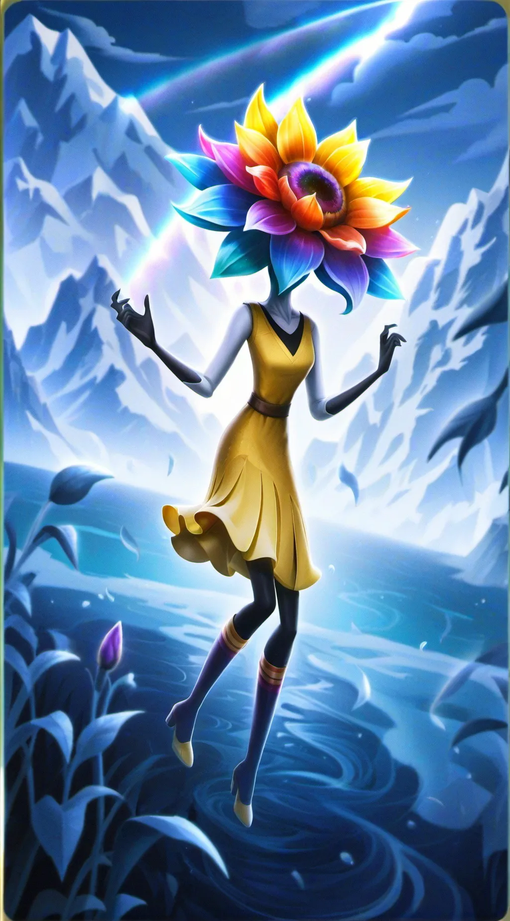 ai character: hw (happy world) background