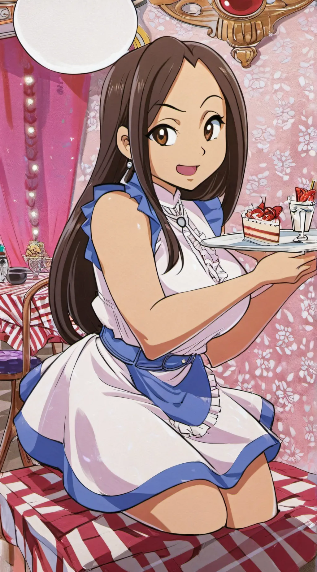 ai character: Luciana  background