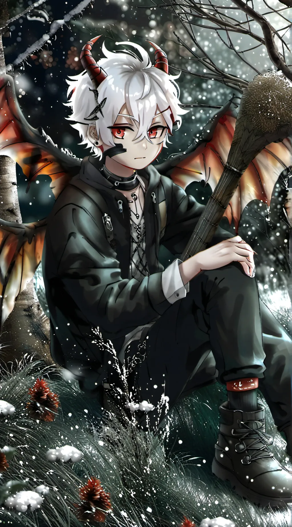 ai character: Akio (me) background