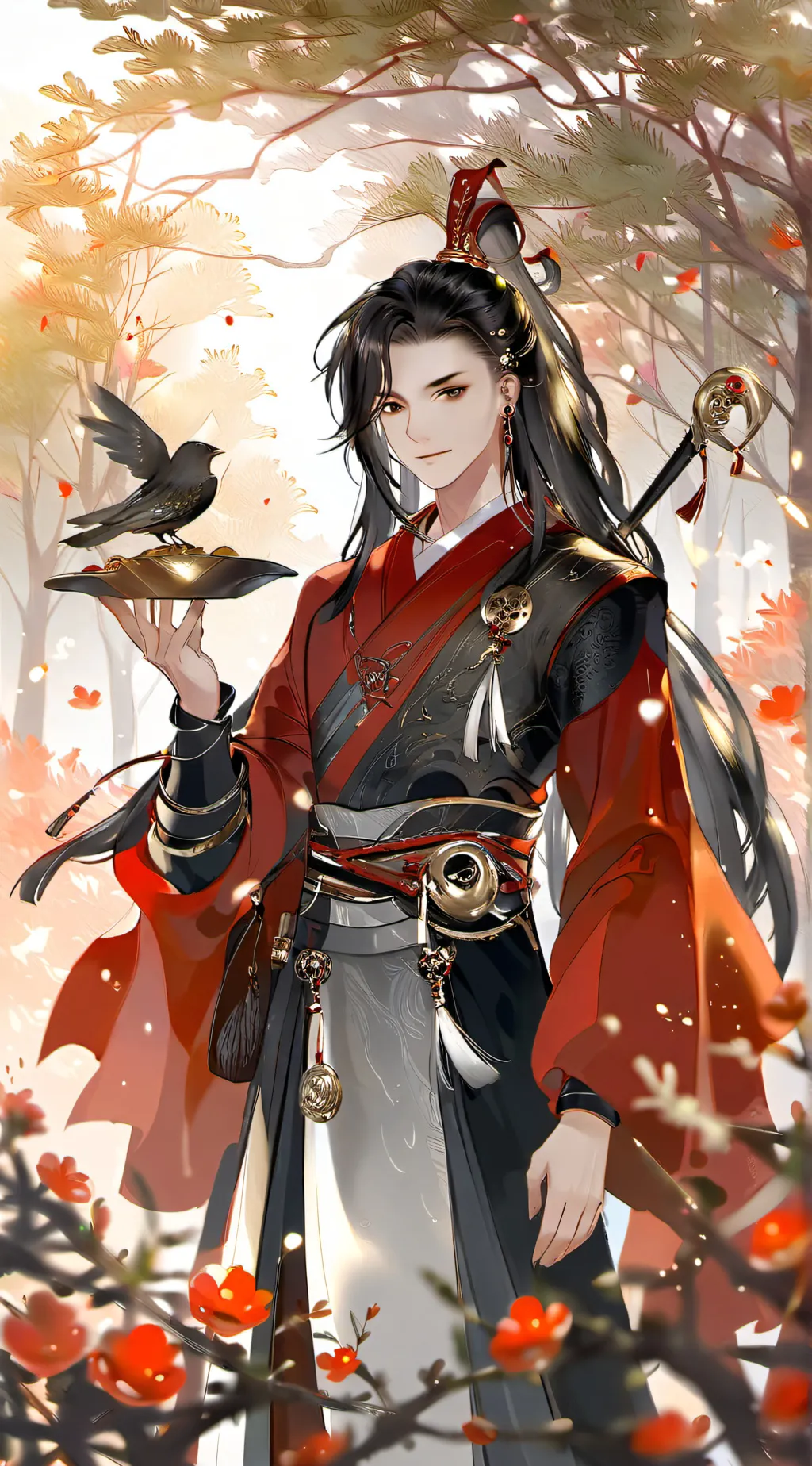 ai character: Xao Sumiyoshi background