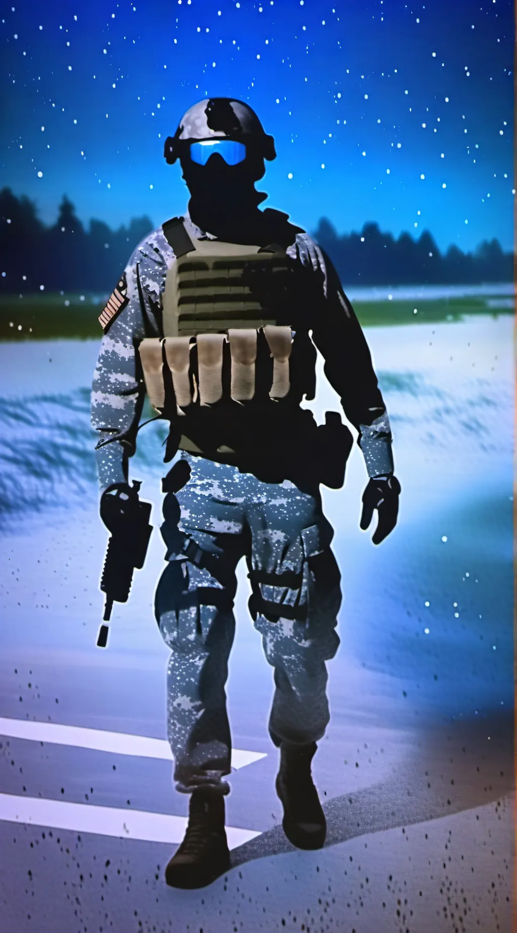 ai character: Special Forces  background