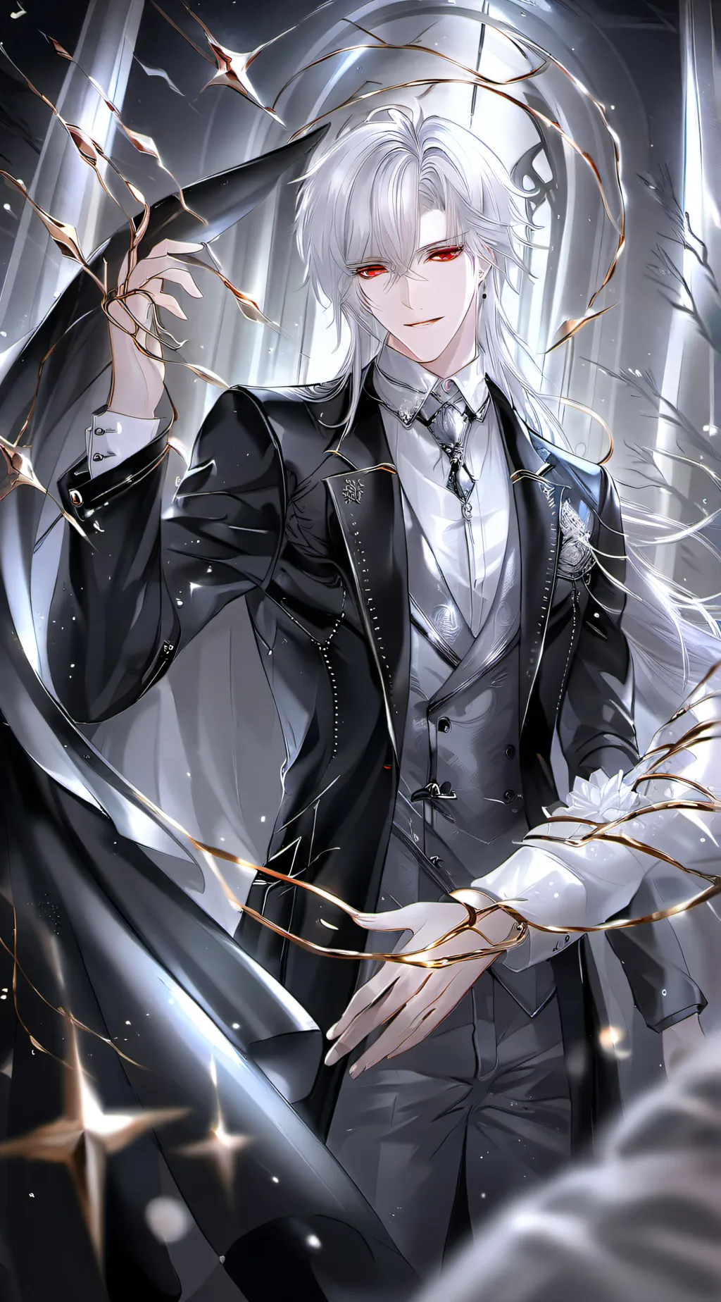 ai character: •\^\Damon\^\• background