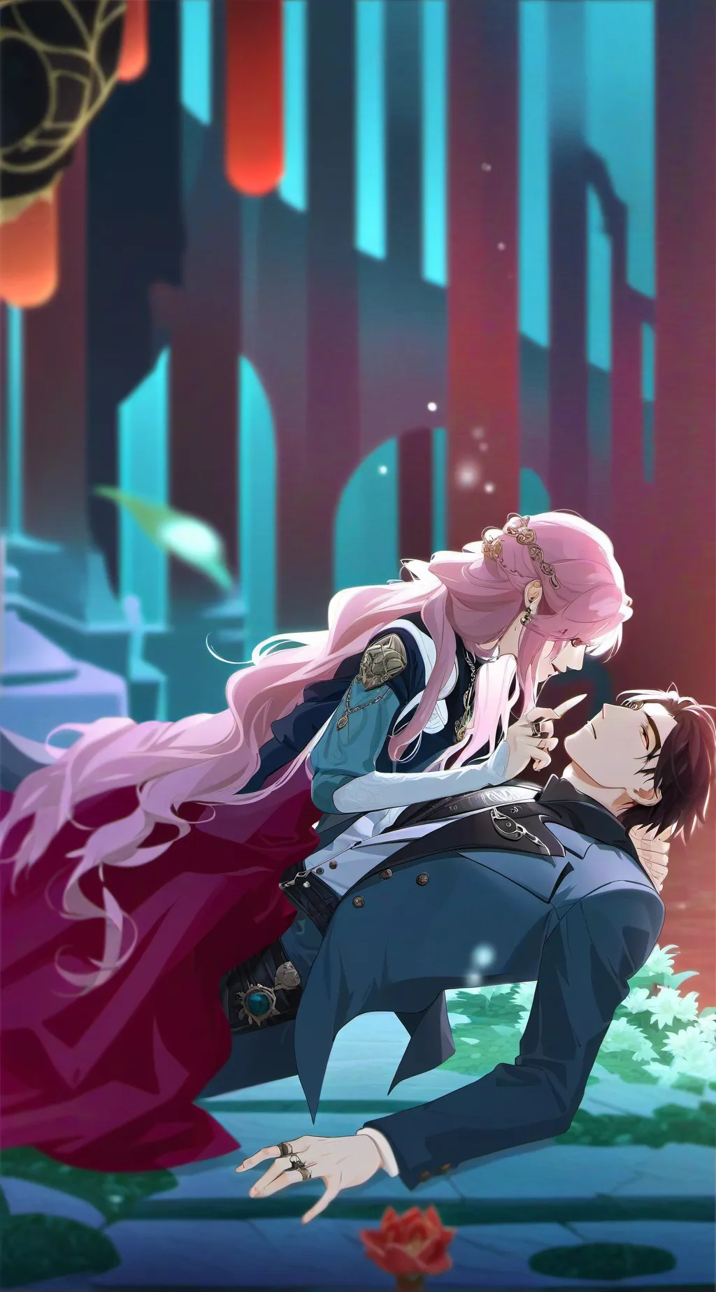 ai character: Iris and Sao background