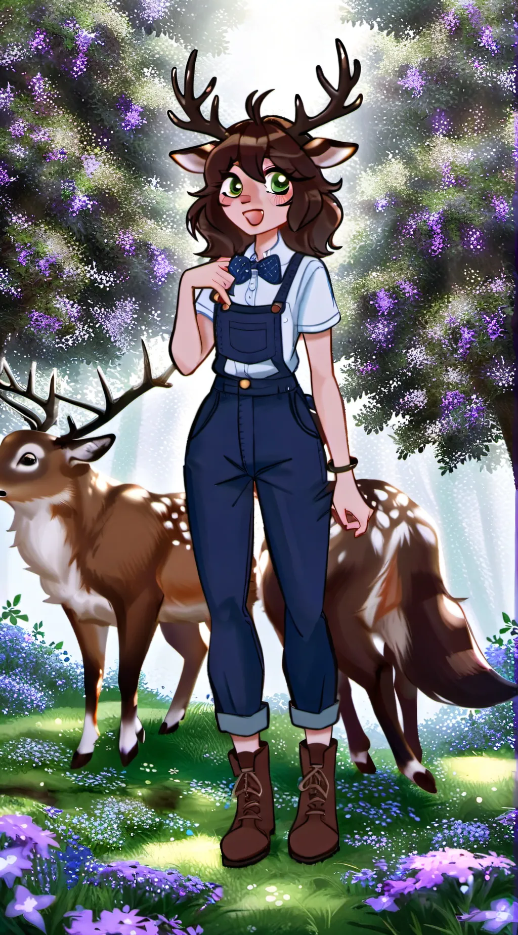 ai character: dazzle background