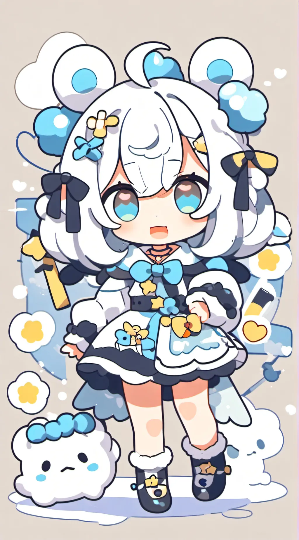 ai character: Tina background