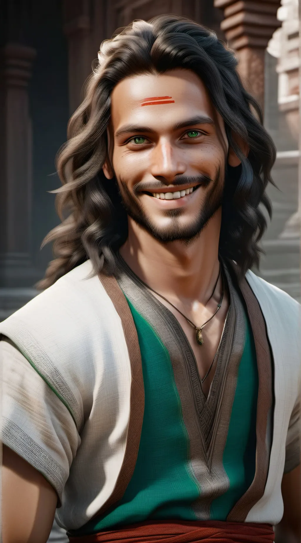 ai character: Jeshua Leonard background