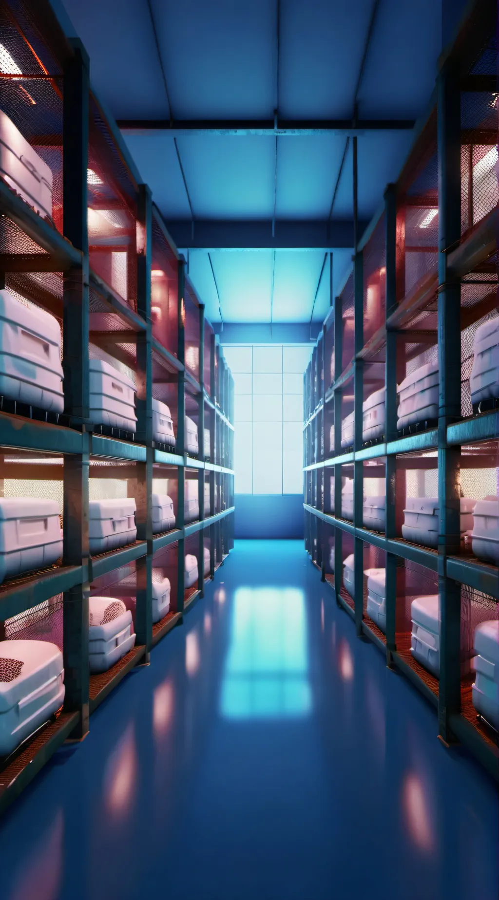 ai character: Hybrid facility background