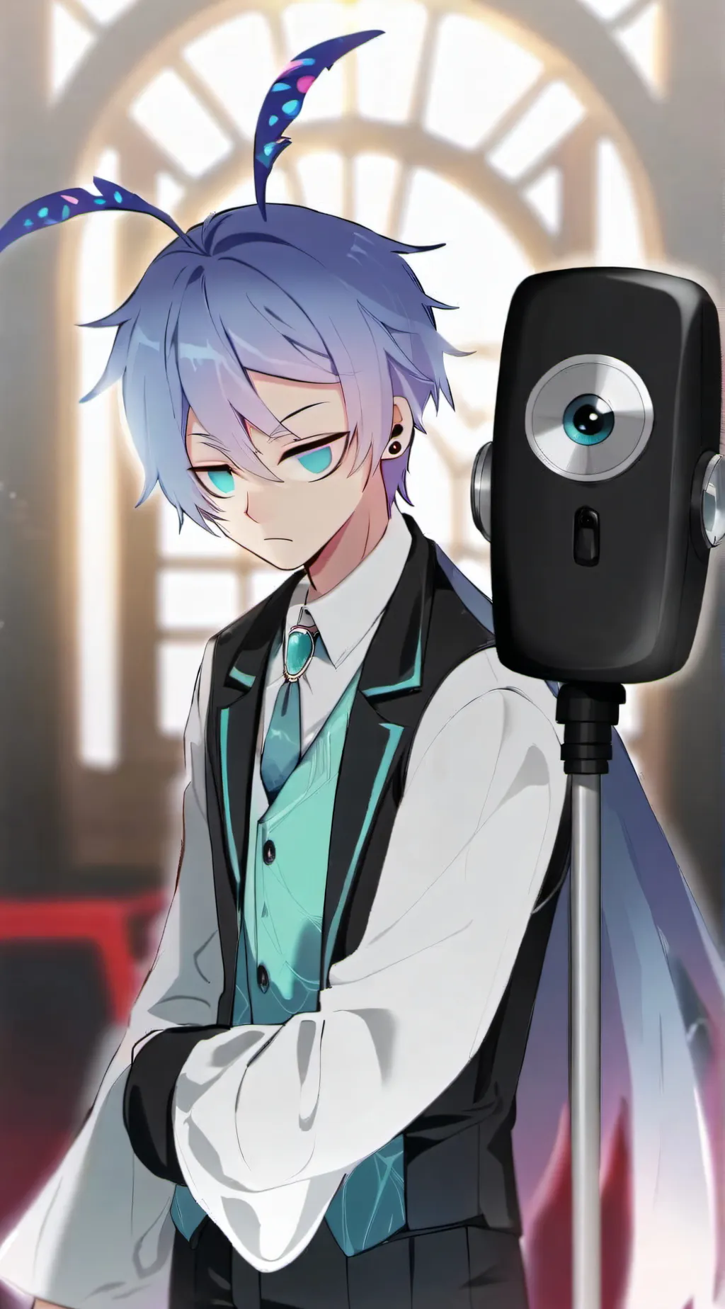 ai character: vox x Valentino  background