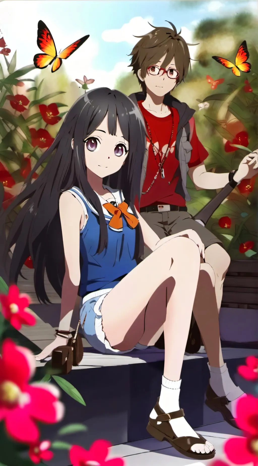 ai character: Vampire girl pt 1 background