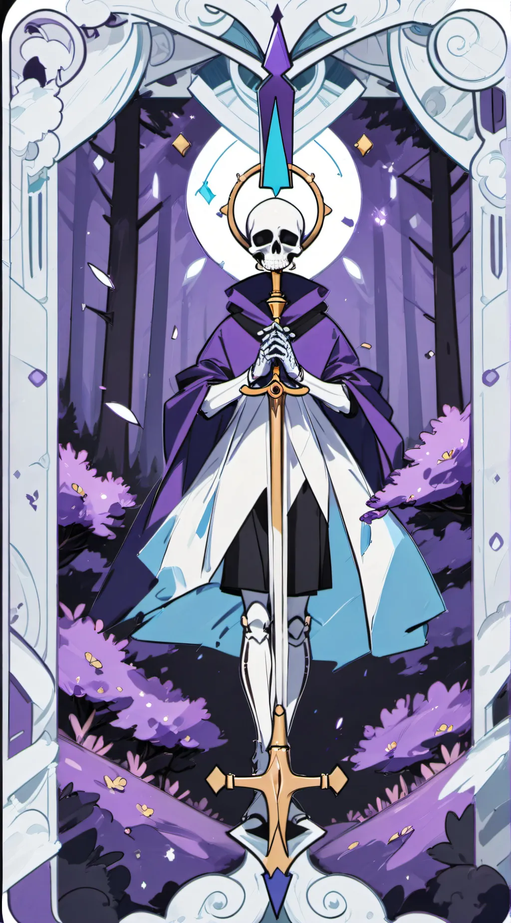 ai character: the bones mha  background